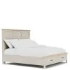 Riverside Furniture 79470-79473-79474 Glenndale - Queen Storage Bed - Aged White