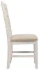 Ashley Furniture D394-01 Skempton - Dining UPH Side Chair (Set of 2) - White