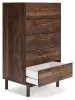Ashley Furniture EB3660-245 Calverson - Five Drawer Chest - Mocha