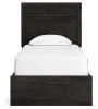 Ashley Furniture B2589B11 Belachime - Twin Panel Bed - Black