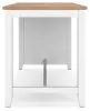 Ashley Furniture D398-13 Ashley Furniture D398-13 Gesthaven - Rectangular Dining Room Counter Table - Natural / White