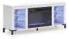 Ashley Furniture W2722-168 Brollevi - TV Stand With Fireplace - White