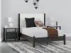 Ashley Furniture B2616/231/36/87/84/B100-12 Ashley Furniture B2616/231/36/87/84/B100-12 Cadmori - 5 Pc. - Dresser, Mirror, Full Upholstered Panel Bed - Black / White