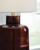 Ashley Furniture L430924 Mette - Glass Table Lamp - Brown / Gold Finish