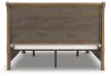 Ashley Furniture PCB779B9 Feddinger - California King Storage Sleigh Bed - Medium Brown