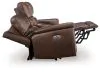 Ashley Furniture PCU1200118 Ashley Furniture PCU1200118 Bleckley - Power Reclining Loveseat With Console / Adjustable Headrest - Espresso