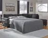 Ashley Furniture 87213S3 Ashley Furniture 87213S3 Altari - Right Arm Facing Corner Chaise With Sleeper 2 Pc Sectional - Slate