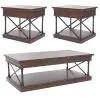 Liberty Furniture 315-OT-3PCS Tribeca - 3 Piece Table Set - Cordovian Brown