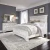 Liberty Furniture 520-BR-CPBDM Liberty Furniture 520-BR-CPBDM Abbey Park - 3 Piece Bedroom Set (California King Panel Bed, Dresser & Mirror) - Antique White