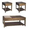 Liberty Furniture 58-OT-3PCS Mitchell - 3 Piece Table Set (1 Cocktail 2 End Tables) - Nutmeg
