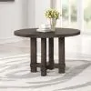 New Classic D4212-11 Cityscape - Round Dining Table - Dark Brown