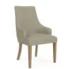 Riverside Furniture 92601 Mix-N-Match Chairs - Swoop Arm Upholstered Chair (Set of 2) - Gray