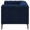CoasterEssence 509213 Chalet - Upholstered Tuxedo Arm Tufted Chair - Blue