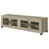 CoasterEssence 736283 Sachin - 4-Door Engineered Wood TV Stand - Distressed Pine