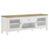Coaster Fine Furniture 708253-SET Hollis - 3 Piece TV Stand Entertainment Center - White