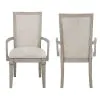 New Classic D2114W-25 New Classic D2114W-25 Mariana - Upholstered Arm Chair (Set of 2) - Vintage Creme