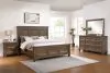 New Classic 00-B2114B-14N Mariana - 6/6 Eastern King 4 Piece Bedroom Set (Bed & Dresser & Mirror & Nightstand) - Brown
