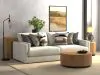 Jackson Furniture Industries 2405/36/37-11 Trevor - 2 Piece Extra Deep Oversized Sofa - Chalk