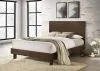Coaster Fine Furniture 225011Q Glenwood - Queen Platform Panel Bed - Warm Brown