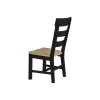 Intercon HD-CH-789W-RWR-RTA Hendricks - Ladder Chair - Rustic Wheat / Raven