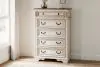Ashley Furniture B743-46 Realyn - Five Drawer Chest - White / Brown / Beige