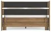 Ashley Furniture EB1866B2 Deanlow - Full Platform Panel Bed - Honey