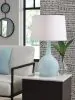 Ashley Furniture L430874 Rylanton - Glass Table Lamp - Aqua
