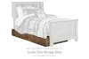 Ashley Furniture B446B91 Ashley Furniture B446B91 Trinell - Full Bookcase Bed With Storage - Brown