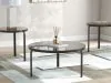 Ashley Furniture T139-13 Dorylin - Occasional Table Set (Set of 3) - Black