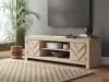 Ashley Furniture W3787-68 Cayboni - LG TV Stand With Fireplace Option - Tan
