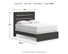 Ashley Furniture PCB2108B2 Ashley Furniture PCB2108B2 Hollivern - Queen Panel Bed - Dark Gray