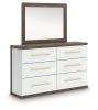 Ashley Furniture PCB1108B1 Ashley Furniture PCB1108B1 Kendanport - Dresser And Mirror - Brown