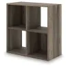 Ashley Furniture EA1104-2X2 Ashley Furniture EA1104-2X2 Shallifer - Four Cube Organizer - Brown
