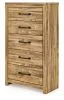 Ashley Furniture PCB1580-46 Maystonna - Five Drawer Chest - Brown