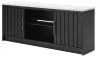 Ashley Furniture W2616-468 Cadmori - XL TV Stand With Fireplace Option - Black / White