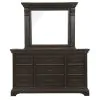 Pulaski Furniture P012-BR-K7 Caldwell - Dresser/Mirror - Dark Wood - BP- 7-29-26