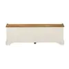 Liberty Furniture 498-OT47 Morgan Creek - Storage Hall Bench - Antique White / Wirebrushed Tobacco Accents