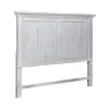 Liberty Furniture 237-BR13 River Place - Queen Mansion Headboard - Riverstone White & Tobacco