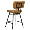 CoasterElevations 110649 Partridge - Leather Counter Chair (Set of 2) - Antique Camel