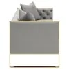 CoasterElevations 509111-S3 Eastbrook - 3 Piece Velvet Upholstered Tufted Sofa Set - Gray