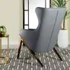 CoasterElevations 903053 Walker - Upholstered High Wingback Accent Chair - Slate