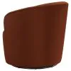CoasterEssence 905631 Joyce - Upholstered Barrel Back Swivel Chair - Burnt Orange