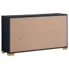 Coaster Fine Furniture 222833 Marceline - 6-Drawer Dresser - Black