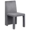 Coaster Fine Furniture 108512 Tordera - Velvet Upholstered Dining Side Chair (Set of 2) - Gray