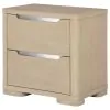Coaster Fine Furniture 225082 Ladera - 2-Drawer Nightstand Bedside Table - Light Elm