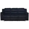 New Classic U1816-30-BLK Willow - Sofa With Dual Recliner - Black