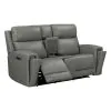 Liberty Furniture 7021LG-23P Camden - Loveseat With Console P3 & ZW - Aline Light Gray