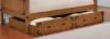 CoasterEssence 300676 Oakdale - Wood Storage Trundle - Rustic Honey