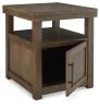 Ashley Furniture T738-3 Boardernest - Rectangular End Table - Brown