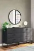Ashley Furniture EB1865/231/156/112/291(2) Ashley Furniture EB1865/231/156/112/291(2) Socalle - 5 Pc. - Dresser, Full Panel Platform Bed, 2 Nightstands - Black